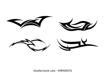 Tribal Tattoo Art Stock Vector (Royalty Free) 498969076 | Shutterstock