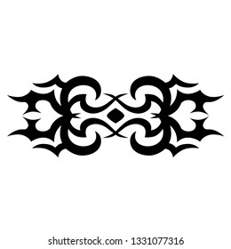 tribal tattoo art design ornament vector, tattoo decorative pattern border