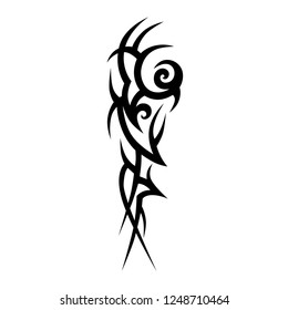 Tribal Tattoo Art Designs Art Stock Vector (Royalty Free) 1248710464 ...