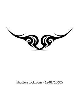Tribal tattoo art designs vector idea.