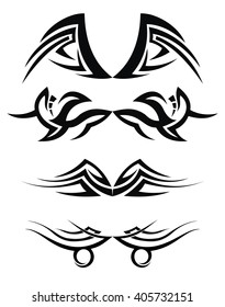 tribal tattoo art vector