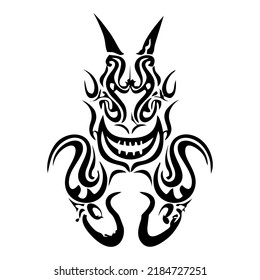 Elemento de diseño tribal tatuaje azteca