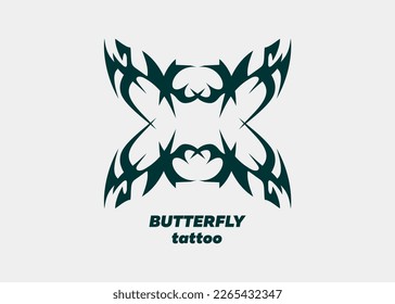 tribal tattoo butterfly art nice