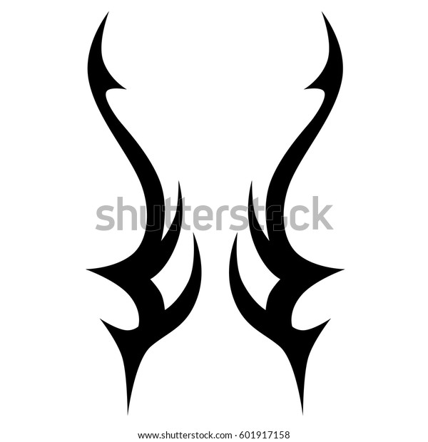 Tribal Tattoo Chest Vector Art Design Stock Vector Royalty Free   Tribal Tattoo Chest Vector Art 600w 601917158 