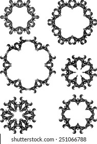 Tribal Tattoo Circular Vector Art 