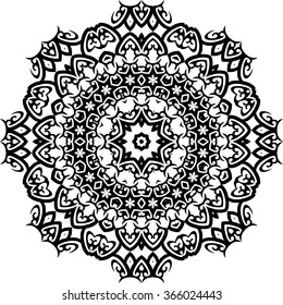 Tribal Tattoo Circular Vector Art