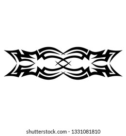 tribal tattoo design band ornament vector, tattoo decorative pattern border