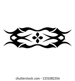 tribal tattoo design band ornament vector, tattoo decorative pattern border