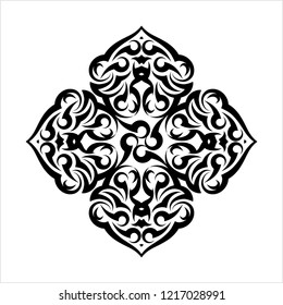 Tribal Tattoo Design Creative Vector Art Illustration