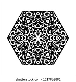 Tribal Tattoo Design Kreative Vektorkunst Illustration