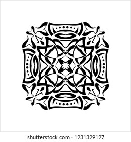 Tribal Tattoo Design Creative Vector Art Illustration