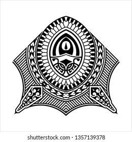 Tribal Tattoo Design Kreative Vektorkunst Illustration