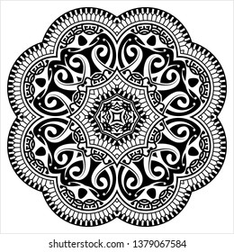 Tribal Tattoo Design Creative Vector Art Illustration