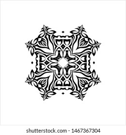 Tribal Tattoo Design Creative Vector Art Illustration
