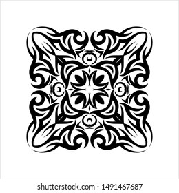 Tribal Tattoo Design Creative Vector Art Illustration
