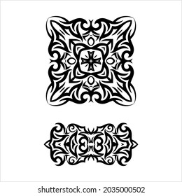 Tribal Tattoo Design Creative Vector Art Illustration