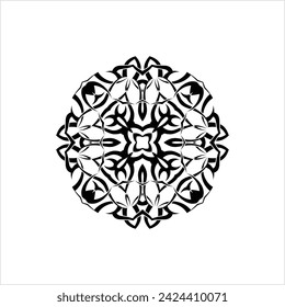 Tribal Tattoo Design Creative Vector Art Illustration