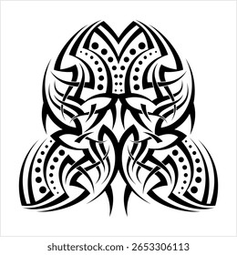 Diseño de tatuaje tribal Ilustración de Arte vectorial creativo
