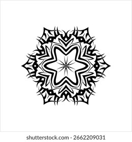Diseño de tatuaje tribal Ilustración de Arte vectorial creativo