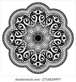 Diseño de tatuaje tribal Ilustración de Arte vectorial creativo