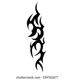 tribal tattoo design, sleeve vector flame maori  