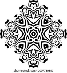 Tribal Tattoo Design Vector Art