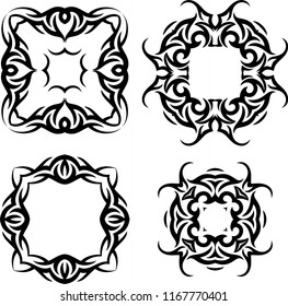 Tribal Tattoo Design Vector Art