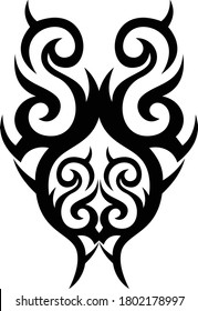 tribal tattoo design vector art