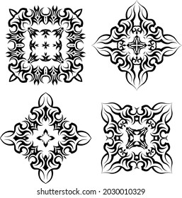 Tribal Tattoo Design Vektor Art