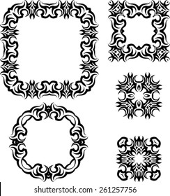 Tribal Tattoo Design Vector Art
