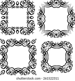 Tribal Tattoo Design Vector Art

