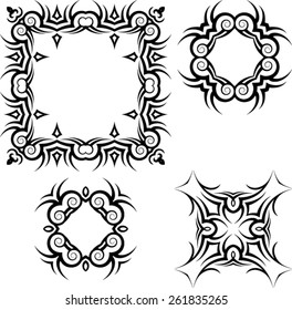 Tribal Tattoo Design Vector Art