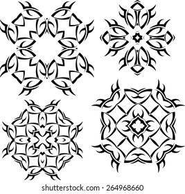 Tribal Tattoo Design Vector Art
