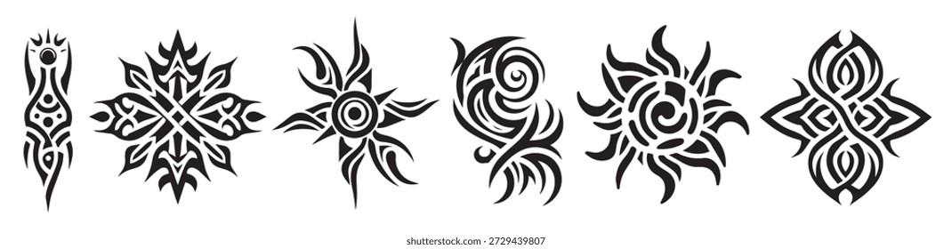 Tribal Tattoo Design Vektorgrafik