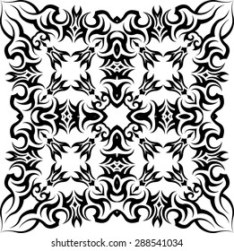 Tribal Tattoo Design Vector Art
