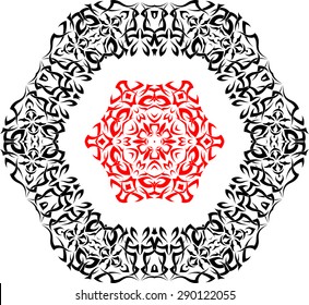 Tribal Tattoo Design Vector Art 
