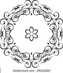 Tribal Tattoo Design Vector Art 
