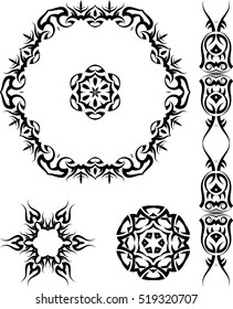 Tribal Tattoo Design Vector Art