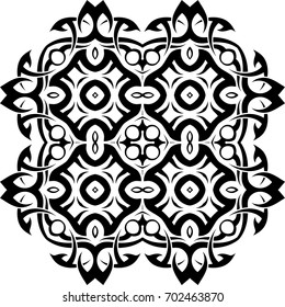 Arte de vectores de diseño de tatuajes tribales