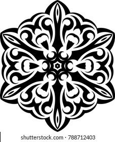 Arte de vectores de diseño de tatuajes tribales