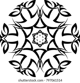 Tribal Tattoo Design Vector Art
