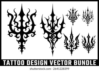 Tribal Tattoo Design Vector Bundle