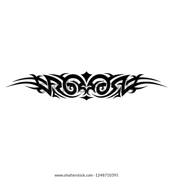 Tribal Tattoo Designs Art Template Stock Vector (Royalty Free ...