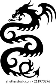 Tribal Tattoo Dragon