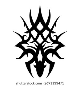 Tribal Tattoo Element Digital Drawing Art
