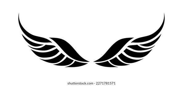Tribal tattoo element. Very crisp and smooth lines. Vector illustration. 