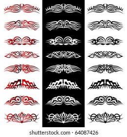 Tribal Tattoo Pack Vector