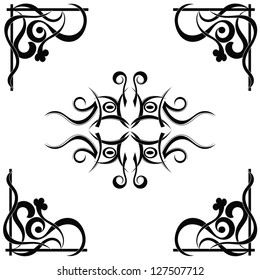 Tribal tattoo pattern