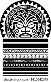 tribal tattoo pattern, art ethnic sleeve vector, aboriginal shoulder sun