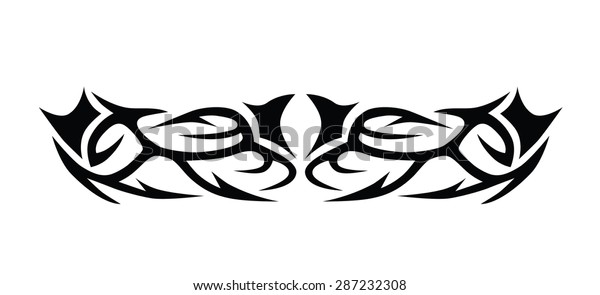 Tribal Tattoo Pattern Modern Design Art Stock Vector (Royalty Free ...